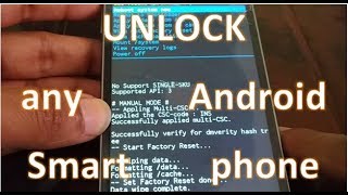 how to removeunlock Forgotten password PIN Pattern for any Android Smartphone [upl. by Stout]