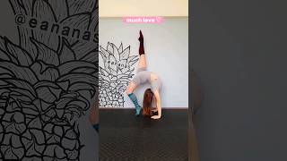 Backbend fall that you all asked for🥰 stretching gymnastics backbend flexibility tutorial [upl. by Owain]