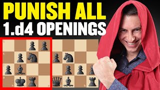 The Only Opening You Need As Black Against ALL 1d4 Openings [upl. by Hannasus]