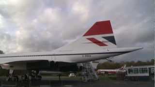 Concorde model GCONC is unveiled at Brooklands Museum in Surrey [upl. by Schaffel]