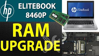 How to Upgrade RAM on an HP EliteBook 8460P Laptop  Step by Step ✅ 💻 [upl. by Zenitram]