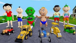 Pagal Bittu Sittu Aur Chirkut Ep 56  Toy Jcb Wala Cartoon  Jcb Tractor Cartoon  Cartoon [upl. by Lenwood]