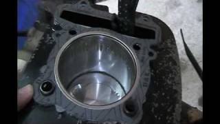 PART7 Yamaha Wolverine 350 4X4 85mm BIG BORE 366cc kit amp Hotcam stage one cam install [upl. by Muhammad782]