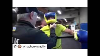 VASYL lOMACHENKO And Team Getting Ready For JORGE LINARES  ESNEWS BOXING [upl. by Alatea366]