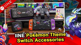 IINE Pokémon Theme Switch Accessories💜🎮 [upl. by Salguod217]