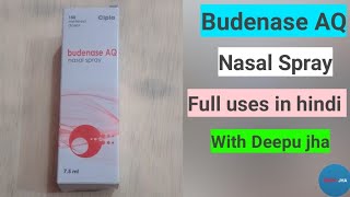 Budenase AQ Nasal Spray uses in hindi with Deepu jha deepujha gel acne medicine spray [upl. by Ahsinrev815]