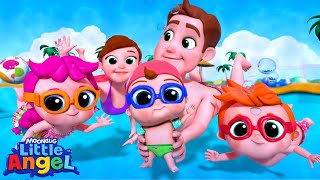 Learn to Swim with Baby John  Baby John’s Playtime Songs amp Nursery Rhymes  Little Angel [upl. by Tnilc128]