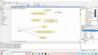 use case diagram Stock Maintenance System using Staruml [upl. by Aciruam]