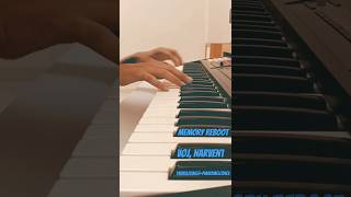 I tried the piano cover of Memory Reboot by Vøj Narvent👉🏼👈🏼 memoryreboot pianocover softmusic [upl. by Bradlee]