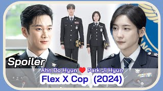 FLEX X COP January 2024 KDrama  Ahn Bo Hyun and Park Ji Hyun Korean Drama Flex X Cop [upl. by Yekcin]