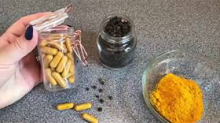 DIY Turmeric Capsules Supplements [upl. by Liz52]