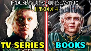 Top 10 Differences Between House of the Dragon Season 2 Episode 4 and Fire and Blood – Show Vs Books [upl. by Oihsoy163]