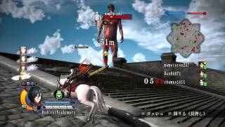 Kotaku Plays Attack on Titan PS4 Multiplayer [upl. by Yelsehc]