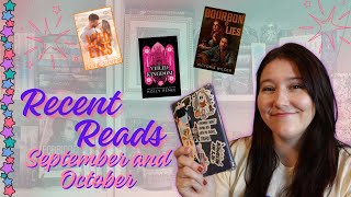 All the Books Ive Read Since My Last Video  recent reads September and October [upl. by Netsreik340]