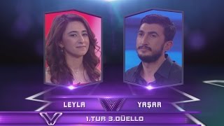 Leyla vs Yaşar  Ve Kazanan 1 Tur 3 Düello [upl. by Nwatna]