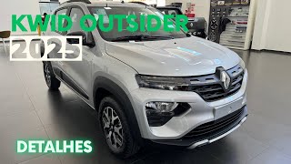 KWID OUTSIDER 2025 EM DETALHES [upl. by Matless469]