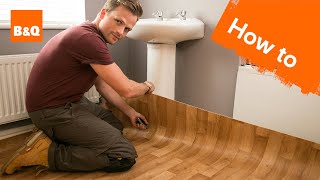 How to lay sheet vinyl flooring [upl. by Eidoc]