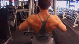 Back and Bicep Workout with 16 Year Old Wes Janiszewski [upl. by Attekal]