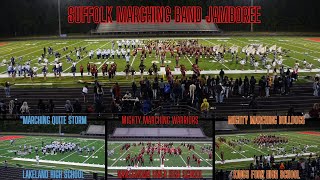 Suffolk Marching Band Jamboree  KFHS vs NRHS vs LHS  Battle of the Bands  2023 [upl. by Enilrad104]