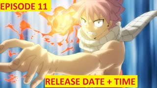 Fairy Tail 100 Years Quest anime Episode 11 release date and time [upl. by Rosie]