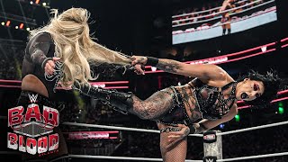 WWE Women’s World Champion Liv Morgan vs Rhea Ripley Bad Blood 2024 highlights [upl. by Stasny]