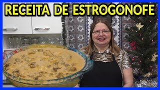 RECEITA DE ESTROGONOFE DE CARNE STROGONOFF [upl. by Spark]