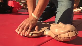 Handson CPR offers lifesaving techniques [upl. by Tichonn]