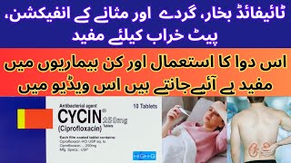 Cycin Ciprofloxacin 250Mg Tablet  Uses Benefit Side Effects In Urdu [upl. by Leilani]