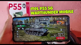 itel p55 5G gaming test warthunder mobile [upl. by Voe360]