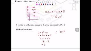 TKMaths KS3 Math HCF and LCM Prime factors Video 2 [upl. by Wayne]