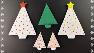 DIY Weihnachtsbaum selber bastelnEinfache Weihnachtsdeko selber machenBasteln Weihnachten Kinder [upl. by Towney]