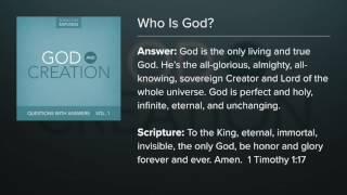 1 Who Is God  Questions with Answers Lyric Video by Dana Dirksen [upl. by Egroej965]