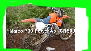 How does the power compare between the CR500 and Maico 700 Dirtbike VLOG S1 E5 [upl. by Miquela]