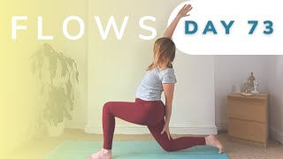 Day 7390  Flow into a quick little vinyasa sequence for full body flexibility [upl. by Enigroeg]