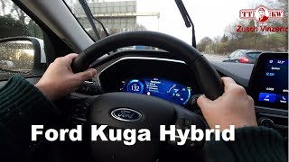 Erlebe Fahrspaß pur Testfahrt mit dem neuen Ford Kuga Hybrid 2023 in der Praxis Probefahrt 2024 [upl. by Ehc]