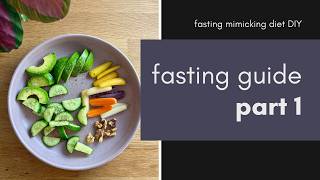 Fasting Mimicking Diet DIY  Overview amp Benefits  Part 1 [upl. by Lib]