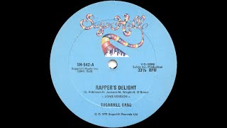 Sugarhill Gang  Rappers Delight long version Sugar Hill records 1979 [upl. by Olatha]