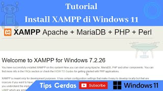 Cara Install XAMPP di Windows 11 [upl. by Cirted]