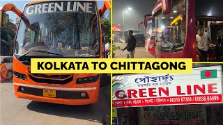 Kolkata to Chittagong 🇧🇩 Bangladesh by Greenline Sleeper Bus 🚌 [upl. by Marice]