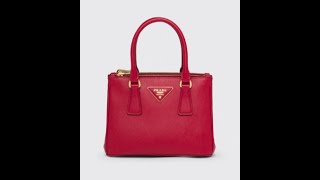 PRADA Galleria Saffiano leather mini bag 1BA896 NZV F068Z [upl. by Aicia44]