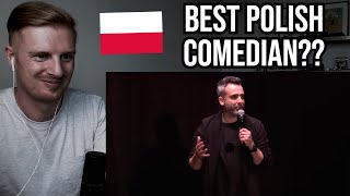 Reaction To Abelard Giza  MYŚLIWI Polish Comedy [upl. by Rosdniw]