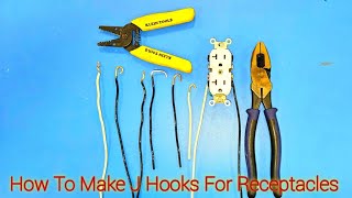 How To Make Hooks On Wires For Receptacles Or Switches Correctly [upl. by Junieta621]