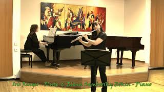 Flute Sonata  II Cantilena Poulenc  Iris Ringer amp Elena Samborsky Etkin [upl. by Cheston]