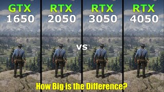 GTX 1650 vs RTX 2050 vs RTX 3050 vs RTX 4050  Gaming Test  How Big is the Difference [upl. by Kavita]