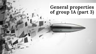 14 general properties of group 1A part 3 2nd year secondary [upl. by Grant]