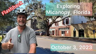 Another 10 mile delightful tour of Micanopy by E Bike  October 3 2023 Jasion EB7 20 [upl. by Suedama816]