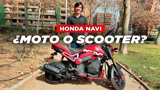 Nueva HONDA NAVI ¿moto o scooter 🤔 Lo dejamos claro en este moto review de Motomundi Tv [upl. by Marys]