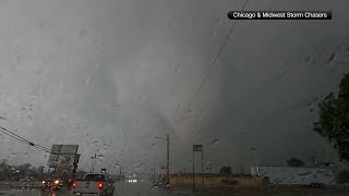 Video shows tornado in Texas Panhandle [upl. by Jobey]