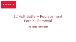 12 Volt Battery Replacement Part 2 Remove [upl. by Hunfredo]