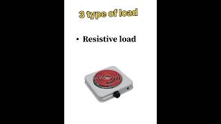 Type of load  capacitive  inductive  Resistiveelectrician engineering technology tech load [upl. by Ahseid]